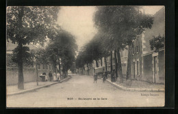 CPA Mer, Boulevard De La Gare  - Mer