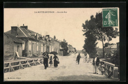 CPA La Motte-Beuvron, Grande-Rue, Vue De La Rue  - Sonstige & Ohne Zuordnung