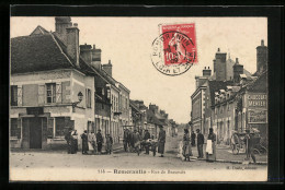 CPA Romorantin, Rue De Beauvais, Vue De La Rue  - Romorantin