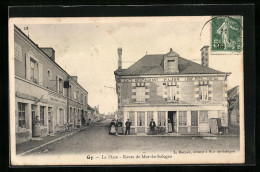 CPA Gy, La Place, Route De Mur-de-Sologne, Restaurant Pajon  - Autres & Non Classés