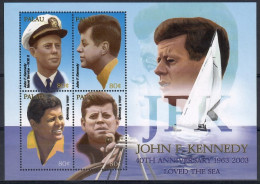 Palau 2003 Mi Sheet 2211-2214 MNH  (ZS7 PALark2211-2214) - Kennedy (John F.)