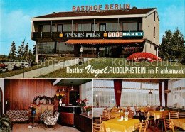 73867891 Rudolphstein Rasthof Vogel Restaurant Rezeption Rudolphstein - Andere & Zonder Classificatie
