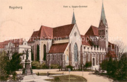 73800473 Augsburg Dom Und Siegesdenkmal Augsburg - Augsburg