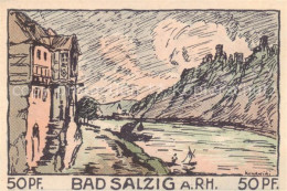 73800433 Bad Salzig 50 Pf Schein Bad Salzig - Boppard