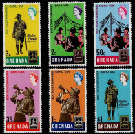 GRE-03- GRENADA 1968 - MNH - SC#:268-273 - SCOUTS- BOY SCOUT JAMBOREE, IDAHO - Grenada (...-1974)