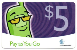 St. Vincent & The Grenadines - Pay As You Go (Purple) - $5 - Saint-Vincent-et-les-Grenadines