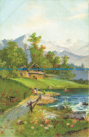 R627283 View To Lake And Mountains. Tuck. Continental. Series. 4108 - Mundo