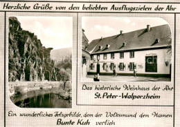 73727187 Walporzheim Historisches Weinhaus Der Ahr St. Peter Bunte Kuh Felsen Wa - Bad Neuenahr-Ahrweiler