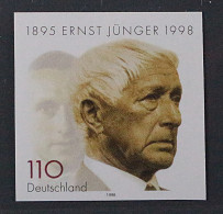 Bund  1984 U ** 110 Pfg. Ernst Jünger Sondermarke UNGEZÄHNT, Postfrisch, SELTEN - Ungebraucht