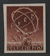 Berlin 71 PU ** ERP 20 Pfg. Probedruck, UNGEZÄHNT, SELTEN, Geprüft KW 1000,- € - Unused Stamps