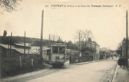 CPA VOUVRAY - La Gare Des Tramways électriques-775   L2938 - Vouvray