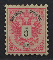 Österreich  49 A   Doppeladler 50 Kr. Höchstwert, Sauber Gestempelt, KW 80,- € - Unused Stamps