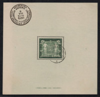 1930, BELGIEN Bl. 1, Block Ausstellung Antwerpen, Sauber Gestempelt, 300,-€ - Gebraucht