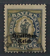 1920, Dt. Reich  130 PF IV,  PLATTENFEHLER : Brust Unbedeckt, Geprüft KW 170,- € - Oblitérés