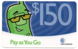 St. Vincent & The Grenadines - Pay As You Go (Blue) Thick - $150 - Saint-Vincent-et-les-Grenadines