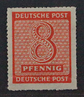 SBZ 118 D Y ** ROSSWEIN 8 Pfg. Wz. Y Mit DOPPELDURCHSTICH,  Geprüft 300,-€ - Neufs