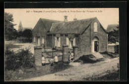 CPA Vouzon, Chapelle De Notre-Dame Des Victoires Et Asile  - Autres & Non Classés