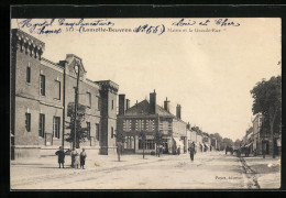 CPA Lamotte-Beuvron, La Mairie Et La Grande-Rue  - Lamotte Beuvron