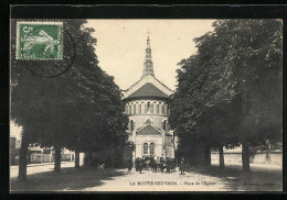 CPA La Motte-Beuvron, Place De L`Eglise  - Sonstige & Ohne Zuordnung