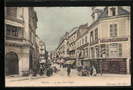 CPA Blois, La Rue Denis-Papin, Vue De La Rue  - Blois