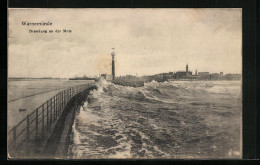 AK Warnemünde, Brandung An Der Mole  - Andere & Zonder Classificatie