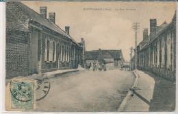 Montgérain (60 Oise) La Rue Bruneau (état) - Autres & Non Classés