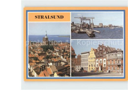 72134637 Stralsund Mecklenburg Vorpommern Teilansicht Hafenpartie Alter Markt St - Stralsund