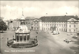 72134506 Wismar Mecklenburg Vorpommern Markt Mit Wasserkunst Und Rathaus Wismar - Wismar