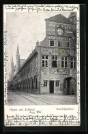 AK Lübeck, Strasse Am Kanzleigebäude  - Luebeck