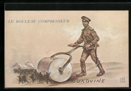 CPA Bukovine, Le Rouleau Compresseur, Propaganda Entente  - Other & Unclassified