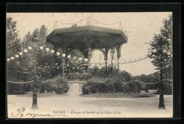 CPA Reims, Kiosque Et Jardin De La Patte D`Oie  - Reims