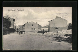 CPA St. Souplet, Vue Générale Avec Kriegsschäden  - Other & Unclassified