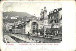 72134136 Karlsbad Eger Sprudelkolonnade Katholische Kirche Karlsbad Eger - Tchéquie