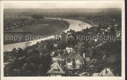 72133775 Loschwitz Panorama Blick Vom Luisenhof Nach Dresden Elbe Dresden - Dresden