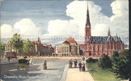 72133772 Chemnitz Neues Theater Museum Petrikirche Chemnitz - Chemnitz