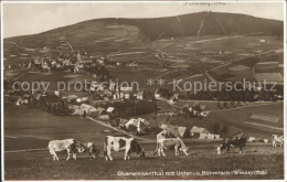 72133770 Oberwiesenthal Erzgebirge Mit Unterwiesenthal Und Boehmisch Wiesenthal  - Oberwiesenthal