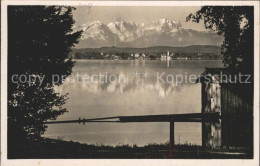 72133767 Ambach Starnbergersee Blick Auf Seeshaupt Alpenpanorama Starnberg - Starnberg