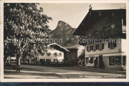 72133754 Oberammergau Dorfpartie Mit Kofel Kastanie Oberammergau - Oberammergau