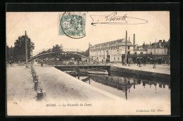 CPA Reims, La Passerelle Du Canal  - Reims