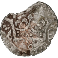 France, Charles IV, Double Parisis, 1323-1328, Billon, TB+, Duplessy:244b - 1322-1328 Carlo IV Di Francia Il Bello