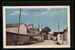 CPA Crugny, Rue Haute Sud Et Villa Mathis  - Altri & Non Classificati