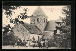 CPA Marigny-le-Grand, L`Eglise  - Autres & Non Classés