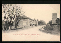 CPA Givry-en-Argonne, Quartier De La Gare  - Givry En Argonne