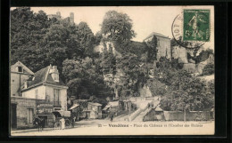 CPA Vendome, Place Du Chateau Rt L`Escalier Des Ruines  - Vendome