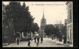 CPA Romorantin, L`Entree Du Square Et Le Pont  - Romorantin