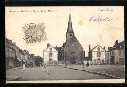 CPA Ouzouer-le-Marché, Eglise, Poste, Mairie  - Other & Unclassified