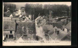 CPA St-Laurent-des-Eaux, La Rue Au Lait A Vol D`oiseau  - Other & Unclassified