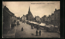 CPA Ouzouer-le-Marché, Place Du Marche  - Other & Unclassified