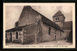 CPA Saint-Georges-sur-Cher, L`Église, Monument Historique Du XIe Siècle  - Other & Unclassified