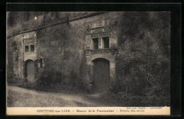 CPA Couture-sur-Loir, Manoire De La Poissonnière, Entrée Des Caves  - Autres & Non Classés